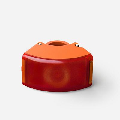 Bookman Curve Rear Light - Orange - Fits 22 - 42mm}, Orange