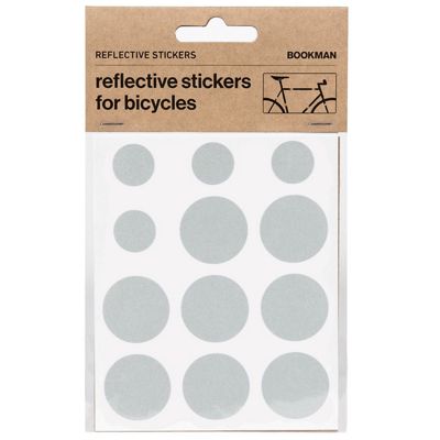 Bookman Reflective Stickers - White, White