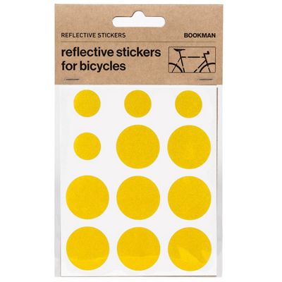 Bookman Reflective Stickers - Yellow, Yellow