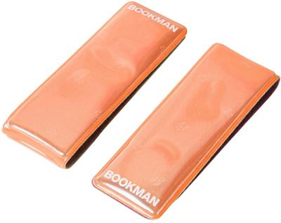 Bookman Magnetic Clip-On Reflectors - Orange, Orange