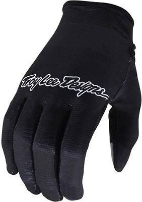 Troy Lee Designs Flowline Gloves SS22 - Solid Black - S}, Solid Black
