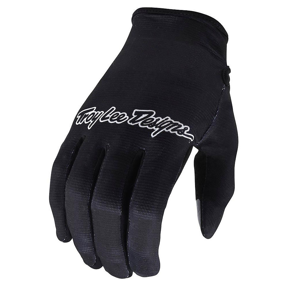 Troy Lee Designs Flowline Gloves SS22 - Solid Black - L}, Solid Black