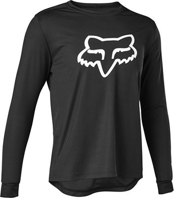 Fox Racing Youth Ranger Long Sleeve Jersey SS22 - BLK - M}, BLK