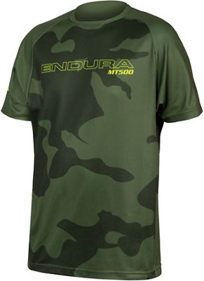 Endura Kid's MT500 SS Cycling Jersey - OliveGreen - 9-10 years, OliveGreen