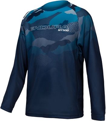 Endura Kid's MT500JR Long Sleeve Cycling Jersey - InkBlue - 6-7 Years, InkBlue