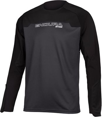 Endura MT500 Burner Long Sleeve Jersey SS22 - Black - L}, Black