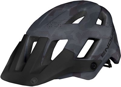 Endura Hummvee Plus Helmet SS22 - Grey Camo - S/M}, Grey Camo