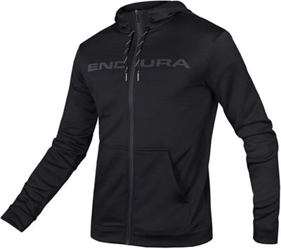 Endura Hummvee Zipped Hoodie - Black - M}, Black