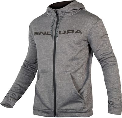 Endura Hummvee Zipped Hoodie - Grey - S}, Grey