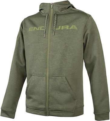 Endura Hummvee Zipped Hoodie - OliveGreen - XXL}, OliveGreen