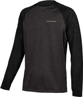 Endura Singletrack LS MTB Jersey - PewterGrey - XL}, PewterGrey