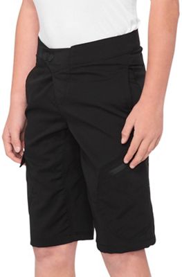 100% Ridecamp Youth Shorts SS22 - Black - 24", Black