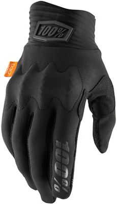 100% Cognito D30 Gloves SS22 - Black-Charcoal, Black-Charcoal