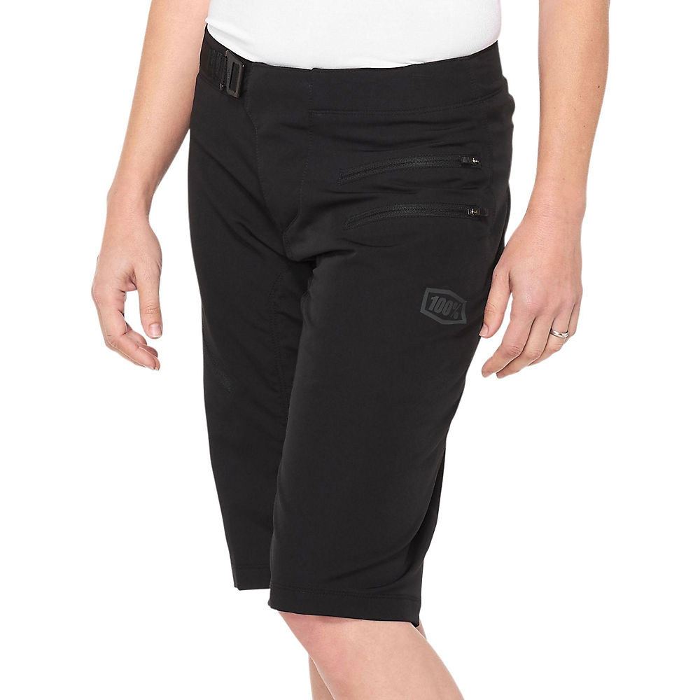 100% Womens Airmatic Shorts SS22 - Black - M}, Black