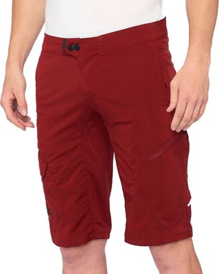 100% RideCamp Shorts SS22 - Red - 32}, Red