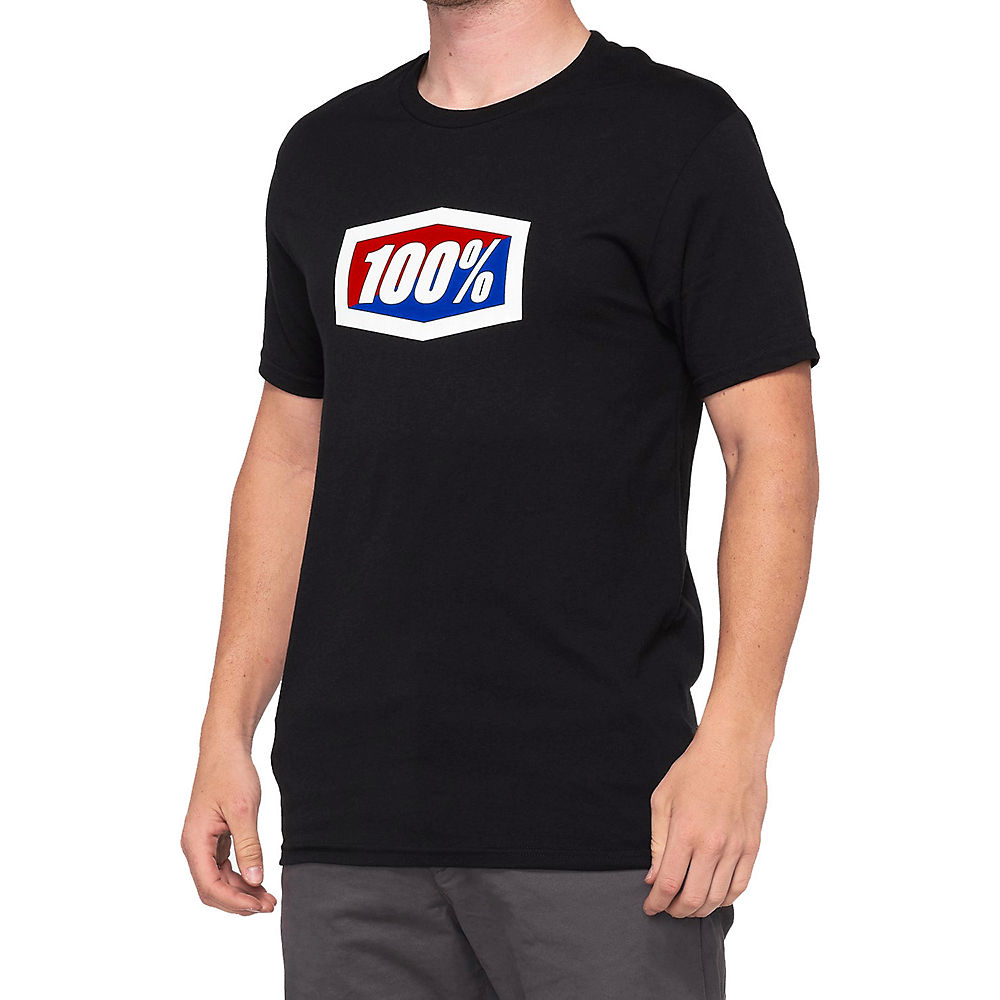 100% Official Tee SS22 - Black - S}, Black