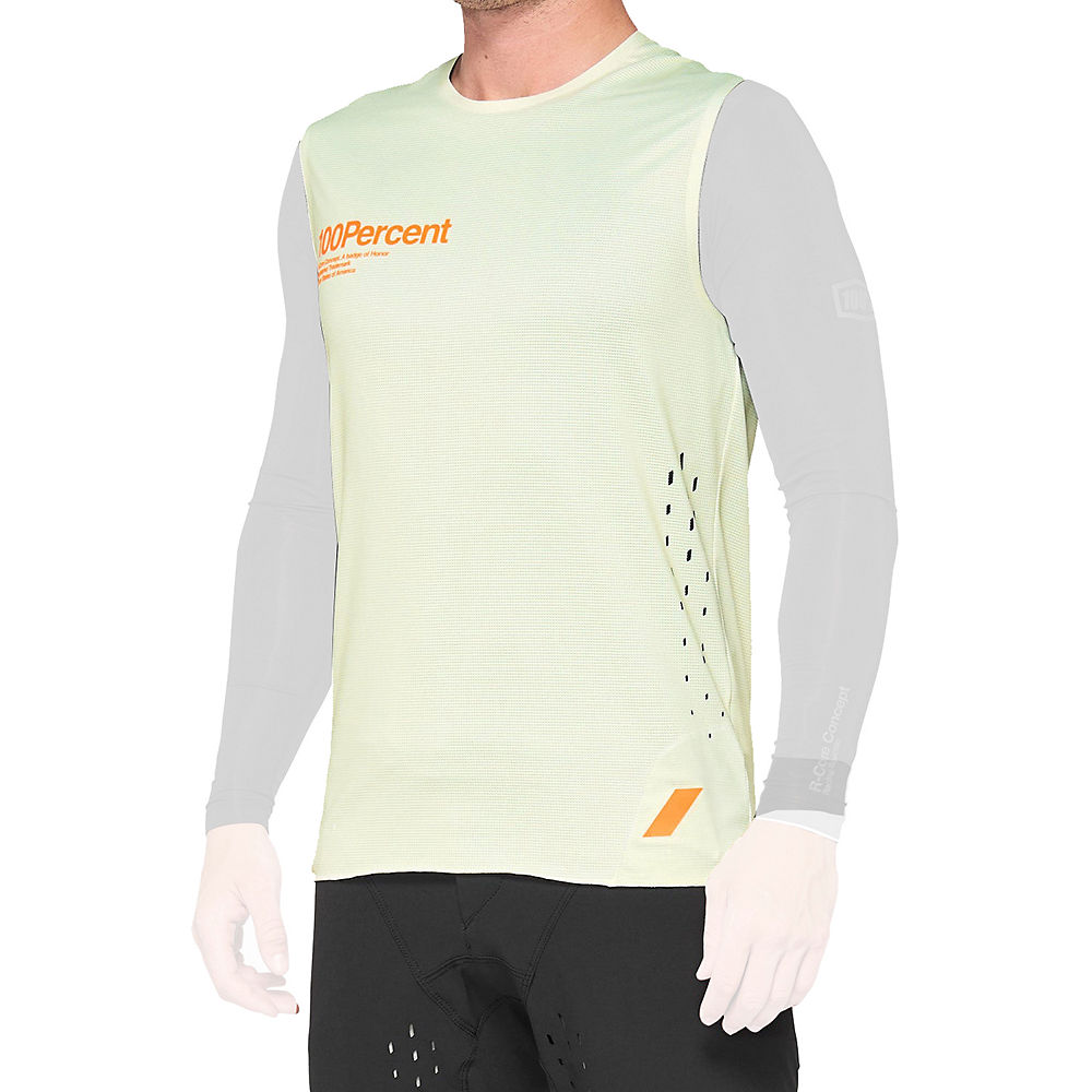 100% R-Core Concept Jersey SS22 - Yellow - L}, Yellow