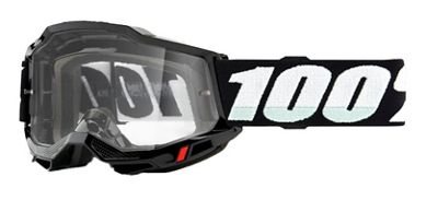 Maschera 100% Accuri 2 (lente trasparente) SS22 - nero, nero