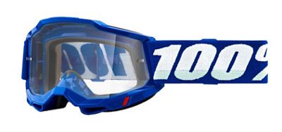 Maschera 100% Accuri 2 (lente trasparente) SS22 - blu, blu