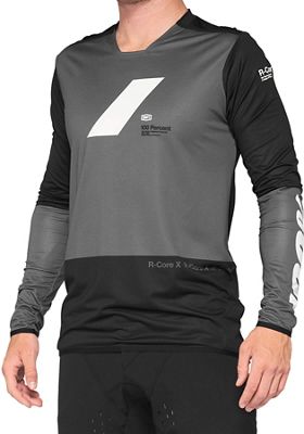 100% R-Core X Jersey SS22 - Gris/Noir - L, Gris/Noir