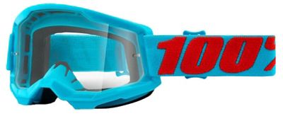 100% Strata 2 Goggles Clear Lens SS22 - Summit, Summit