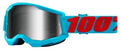 100% Strata 2 Goggles Mirror Lens SS22 - Summit, Summit