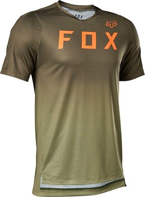 Fox Racing Flexair Short Sleeve Cycling Jersey - verde - XL, verde