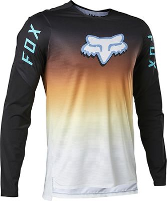 Fox Racing Flexair RS Long Sleeve Jersey Park SS22 - Burnt Orange - S}, Burnt Orange