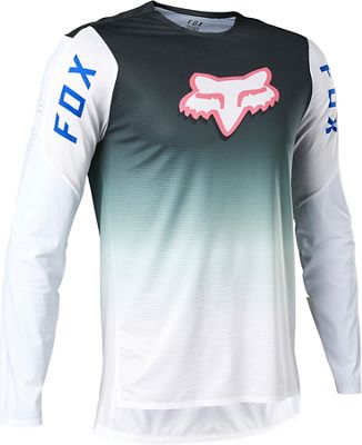 Fox Racing Flexair RS Long Sleeve Jersey Park SS22 - Green - XL}, Green