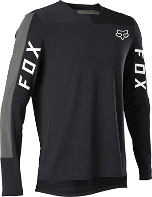 Fox Racing Defend Pro Long Sleeve Jersey SS22 - Black - XXL}, Black