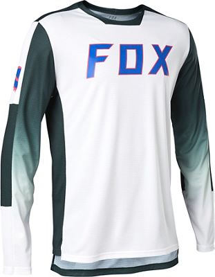 Fox Racing Defend RS Long Sleeve Jersey Park SS22 - White - XL}, White