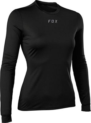 Fox Racing Women's Tecbase Long Sleeve Baselayer - nero, nero