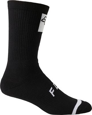 Fox Racing 8 Defend Crew Socks - Black - L/XL/XXL, Black