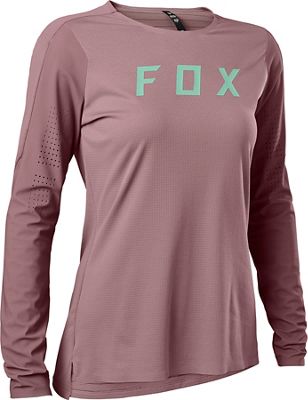 Fox Racing Women's Flexair Pro Long Sleeve Jersey SS22 - Plum Purple - XS}, Plum Purple