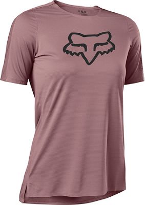 Fox Racing Women's Flexair Pro Short Sleeve Jersey SS22 - Plum Purple - XS}, Plum Purple