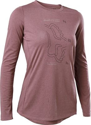 Fox Racing Women's Ranger LS Cycling Jersey - Plum Purple - L}, Plum Purple