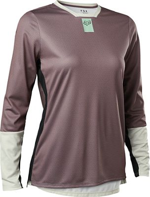 Fox Racing Women's Defend LS Cycling Jersey SS22 - Plum Purple - XS}, Plum Purple