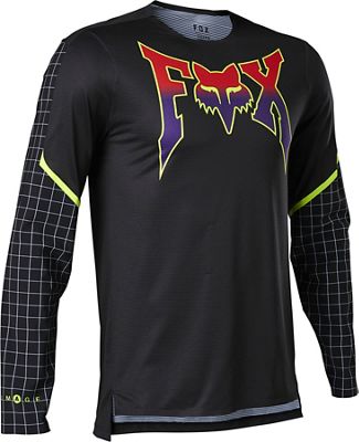 Maglia maniche lunghe Fox Racing Flexair Celz SS22 - nero, nero