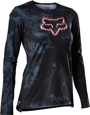 Fox Racing Women's Flexair Long Sleeve Jersey TS57 SS22 - nero - XS, nero