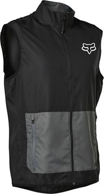 Fox Racing Ranger Wind Cycling Vest SS22 - Black - L}, Black