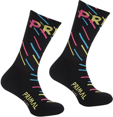 Primal Acid Rain Socks SS22 - Black - S/M}, Black