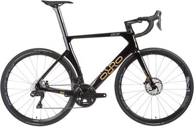 Orro Venturi STC Di2 R400DB Road Bike 2023 - Black - Gold Gloss, Black - Gold Gloss