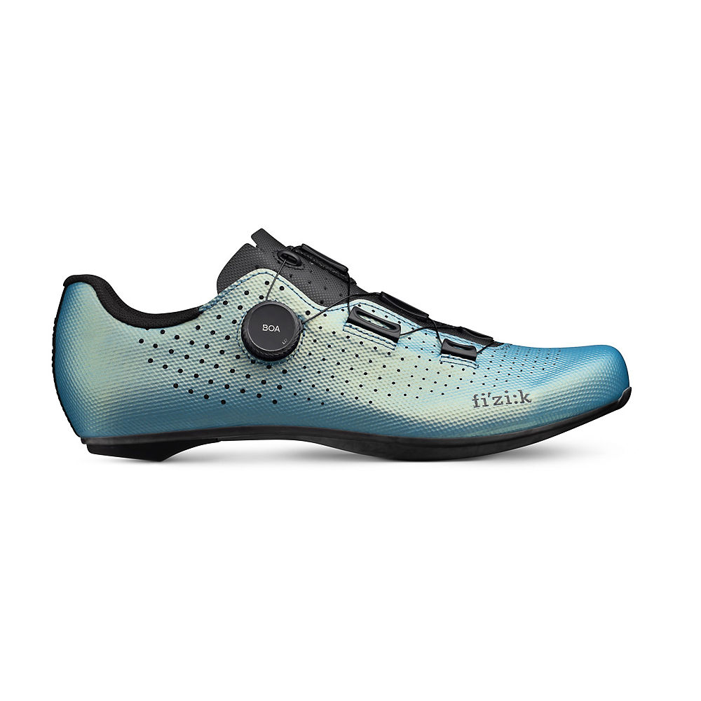 Fizik Tempo Decos Carbon Road Shoes 2022 - Iridiscent Blue - EU 40}, Iridiscent Blue