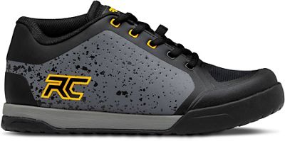 Ride Concepts Powerline Flat Pedal MTB Shoes SS22 - Black-Mandarin - UK 6}, Black-Mandarin