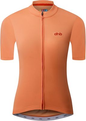 dhb Moda Women's Short Sleeve Jersey 2022 - Melon - UK 10}, Melon