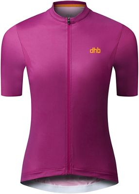 dhb Aeron Women's Short Sleeve Jersey 2.0 SS22 - Festival Fuchsia - UK 14}, Festival Fuchsia