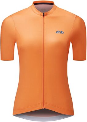 dhb Aeron Women's Short Sleeve Jersey 2.0 SS22 - Nectarine - UK 14}, Nectarine