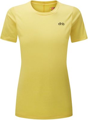 dhb Moda Women's Short Sleeve Tee SS22 - Lemon - UK 18}, Lemon