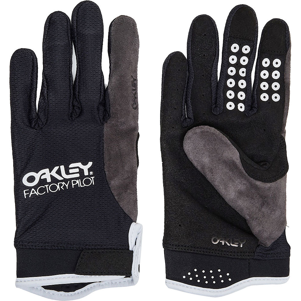 Oakley All Mountain MTB Gloves - Blackout - L}, Blackout