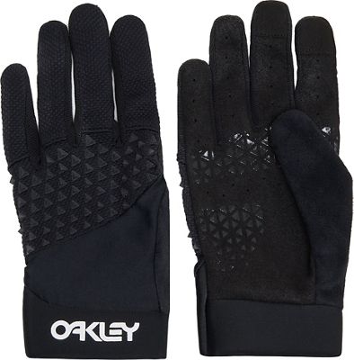 Oakley Drop in MTB Gloves - Blackout - XL}, Blackout